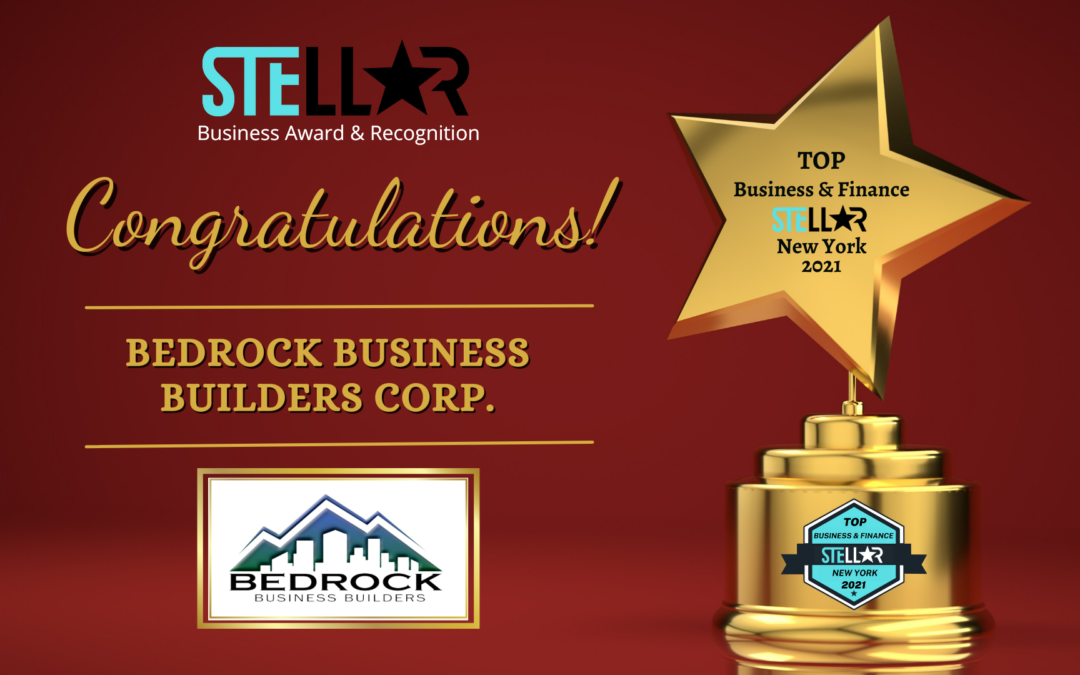 Bedrock Business Builders Corp. Recognized for Excellence in Business & Finance in New York 2021